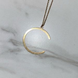 Gold Letter C Necklace